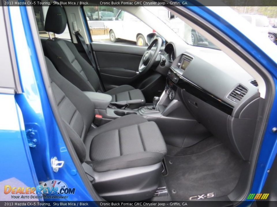 2013 Mazda CX-5 Touring Sky Blue Mica / Black Photo #18