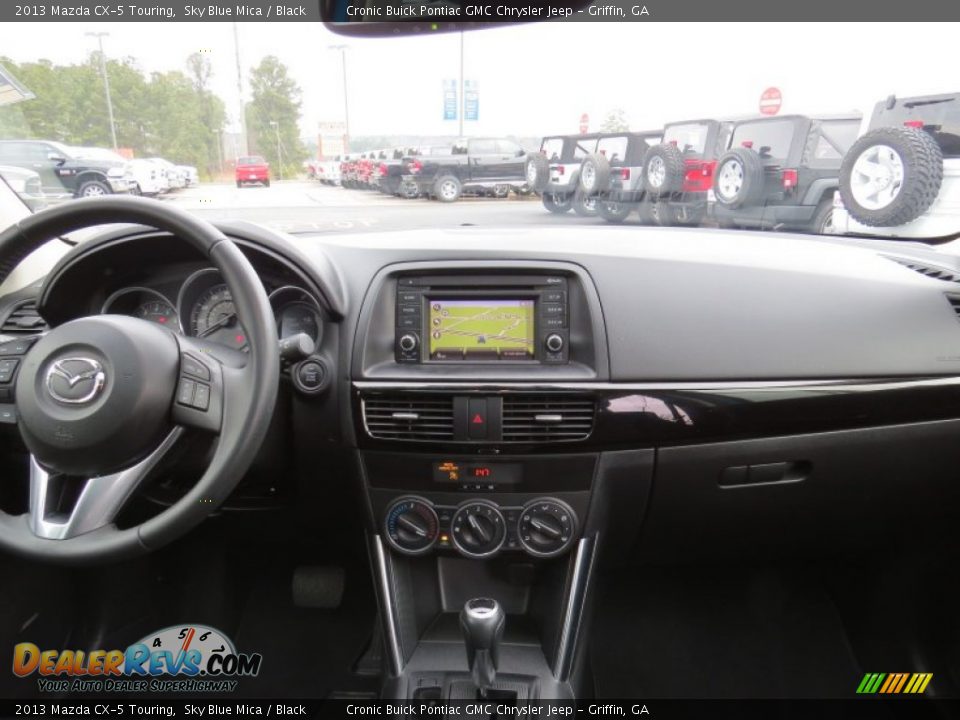 2013 Mazda CX-5 Touring Sky Blue Mica / Black Photo #20