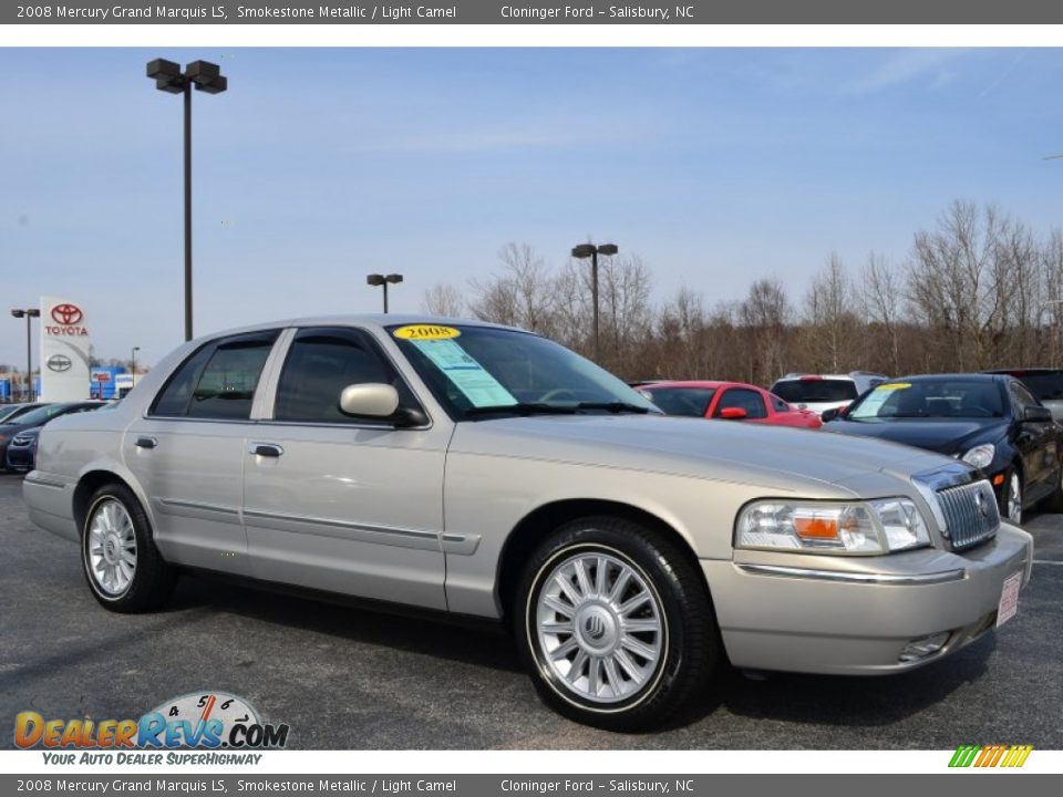 2008 Mercury Grand Marquis LS Smokestone Metallic / Light Camel Photo #1