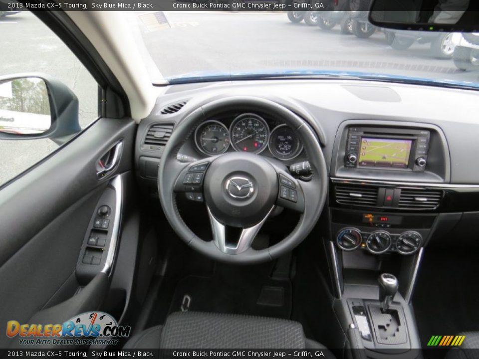 2013 Mazda CX-5 Touring Sky Blue Mica / Black Photo #22