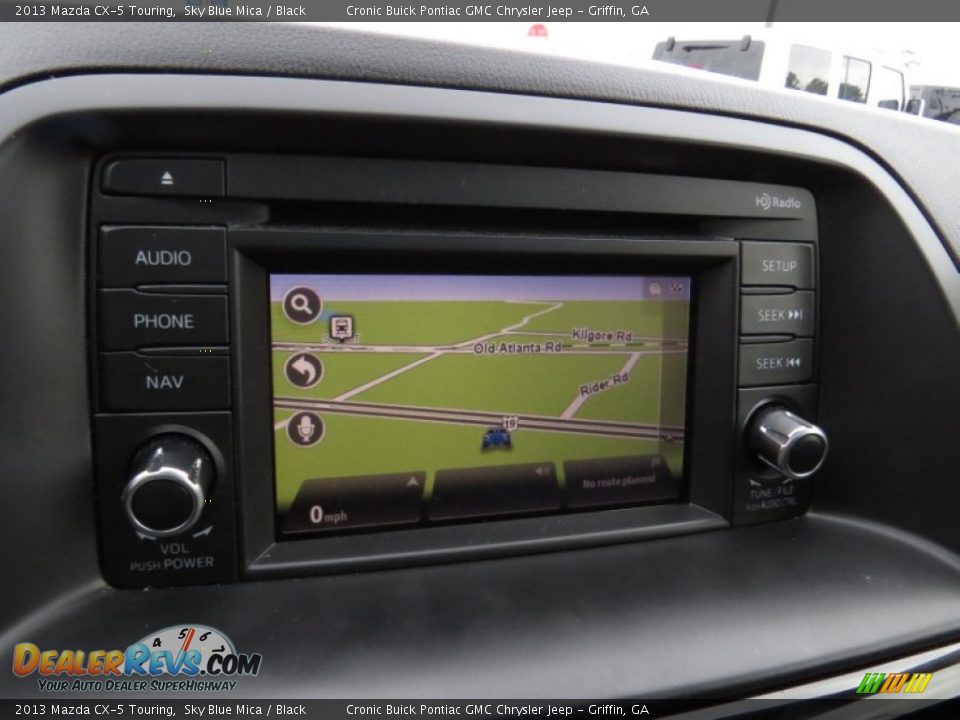 2013 Mazda CX-5 Touring Sky Blue Mica / Black Photo #25