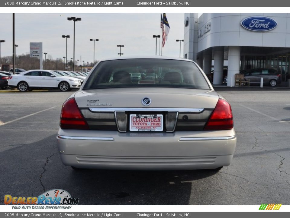 2008 Mercury Grand Marquis LS Smokestone Metallic / Light Camel Photo #5