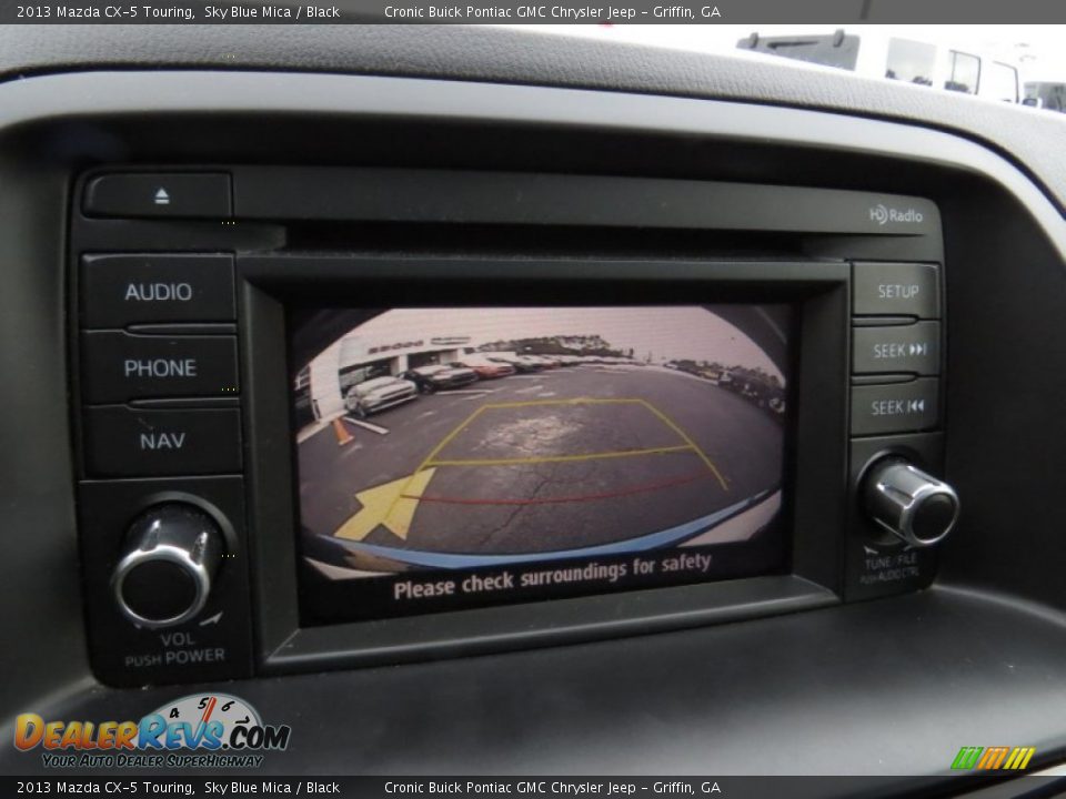 2013 Mazda CX-5 Touring Sky Blue Mica / Black Photo #26