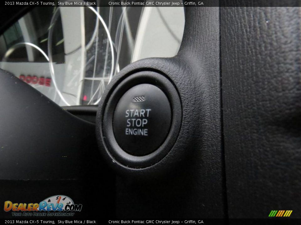2013 Mazda CX-5 Touring Sky Blue Mica / Black Photo #27