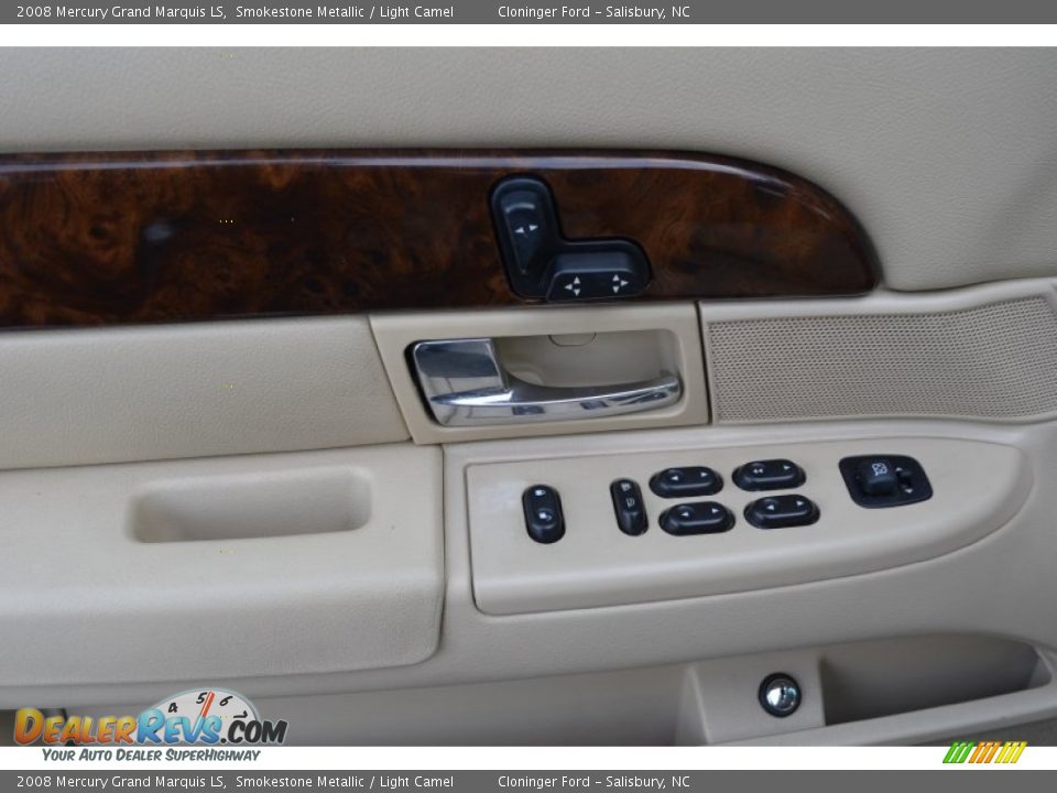 2008 Mercury Grand Marquis LS Smokestone Metallic / Light Camel Photo #8