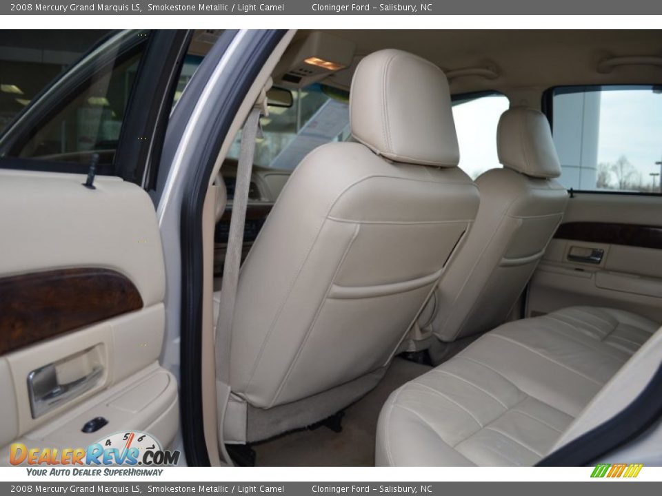 2008 Mercury Grand Marquis LS Smokestone Metallic / Light Camel Photo #10