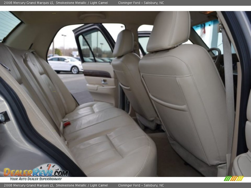 2008 Mercury Grand Marquis LS Smokestone Metallic / Light Camel Photo #11