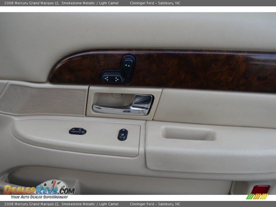 2008 Mercury Grand Marquis LS Smokestone Metallic / Light Camel Photo #13
