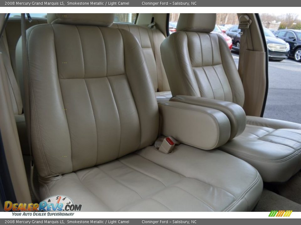 2008 Mercury Grand Marquis LS Smokestone Metallic / Light Camel Photo #14