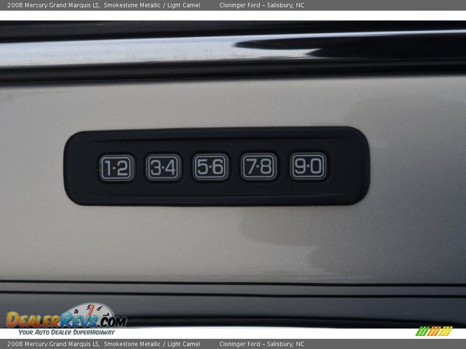 2008 Mercury Grand Marquis LS Smokestone Metallic / Light Camel Photo #18