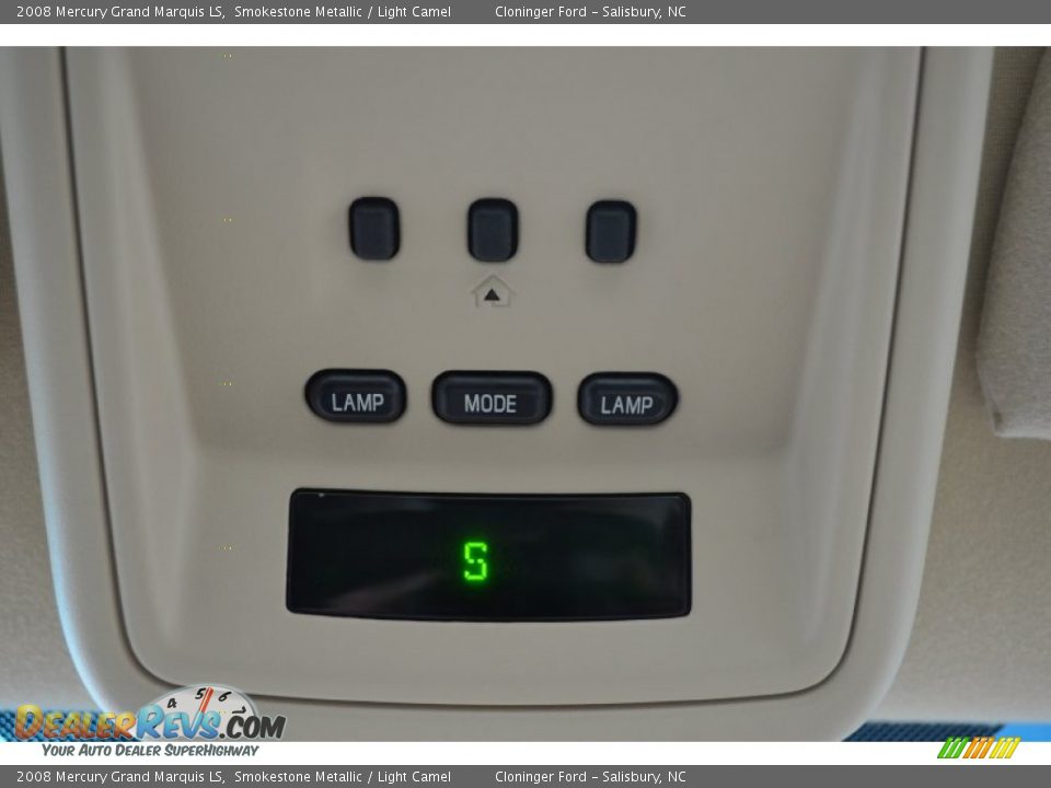 2008 Mercury Grand Marquis LS Smokestone Metallic / Light Camel Photo #22