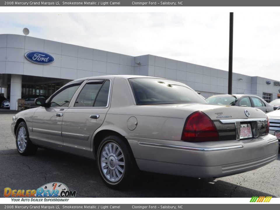 2008 Mercury Grand Marquis LS Smokestone Metallic / Light Camel Photo #28