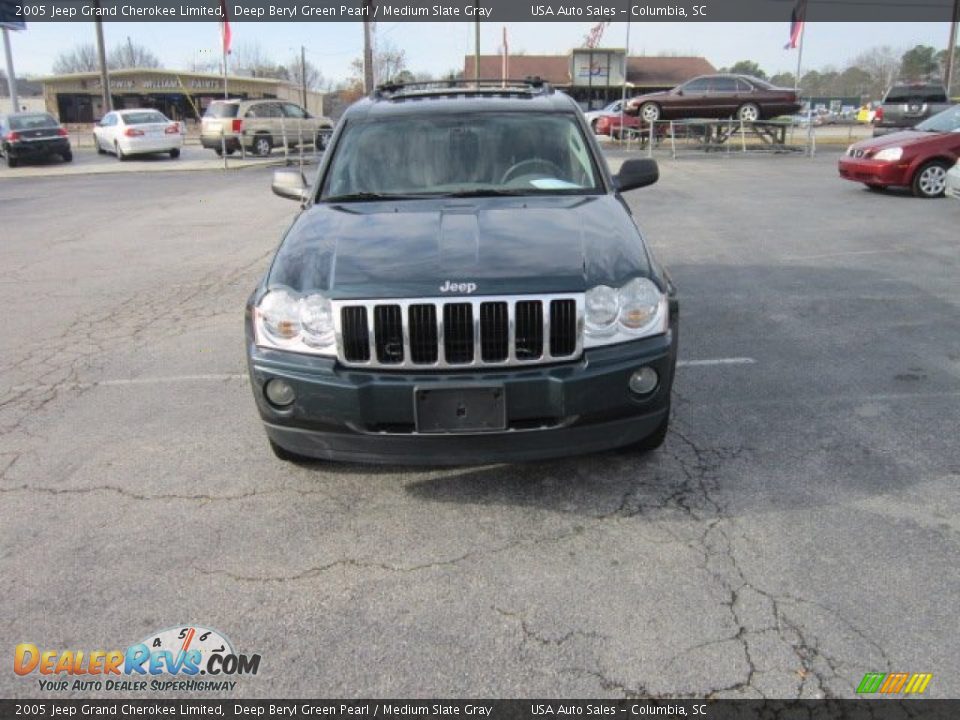 2005 Jeep Grand Cherokee Limited Deep Beryl Green Pearl / Medium Slate Gray Photo #1