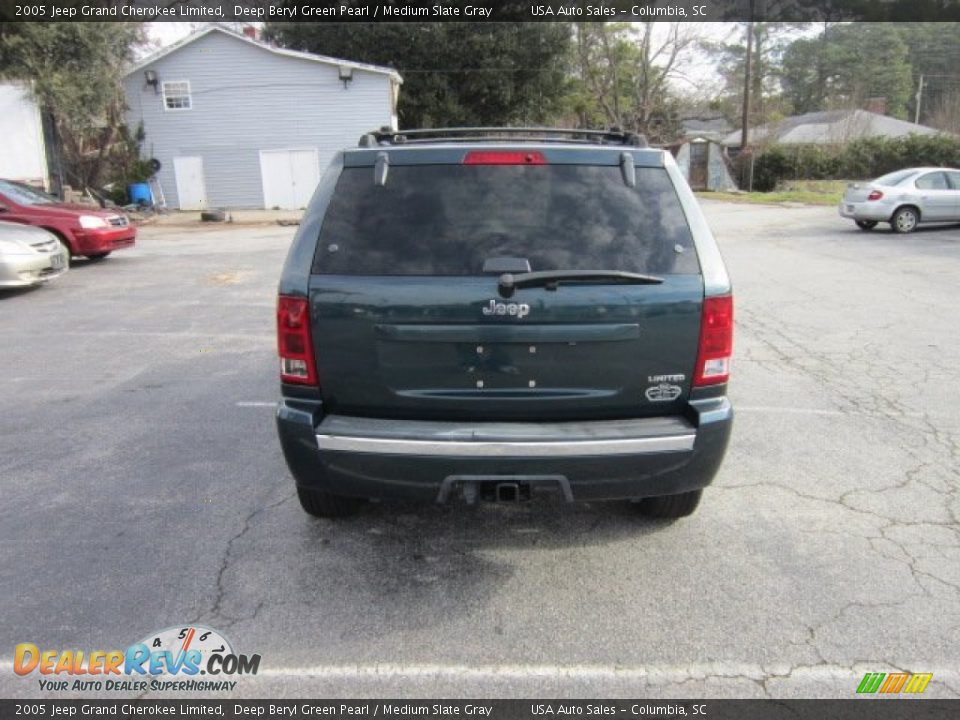 2005 Jeep Grand Cherokee Limited Deep Beryl Green Pearl / Medium Slate Gray Photo #3