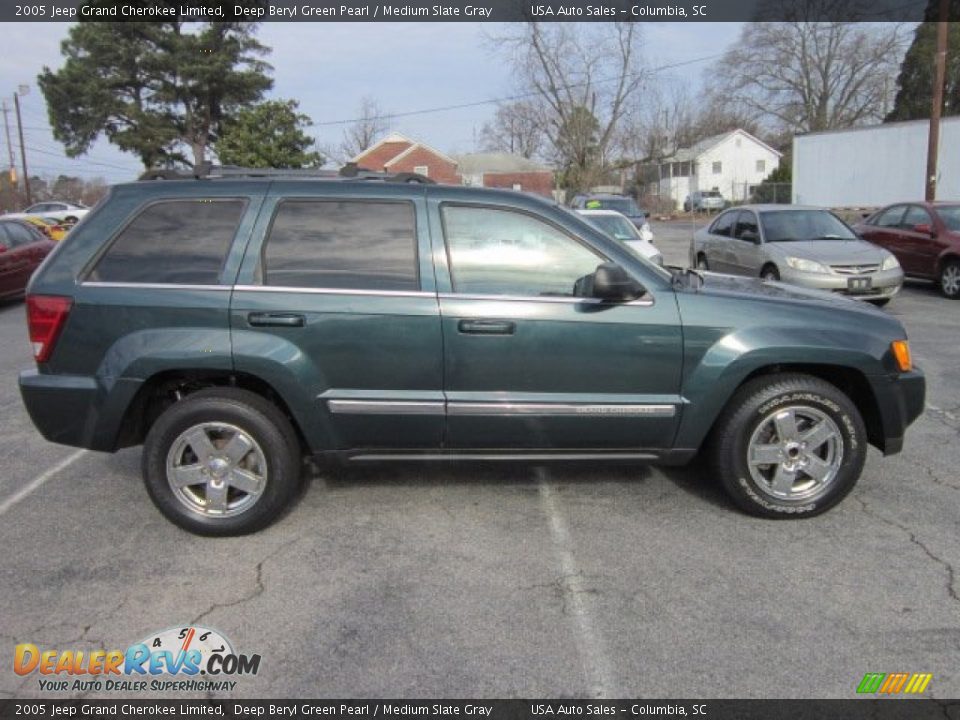 Deep Beryl Green Pearl 2005 Jeep Grand Cherokee Limited Photo #4