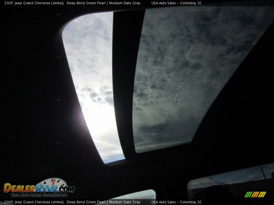 2005 Jeep Grand Cherokee Limited Deep Beryl Green Pearl / Medium Slate Gray Photo #13