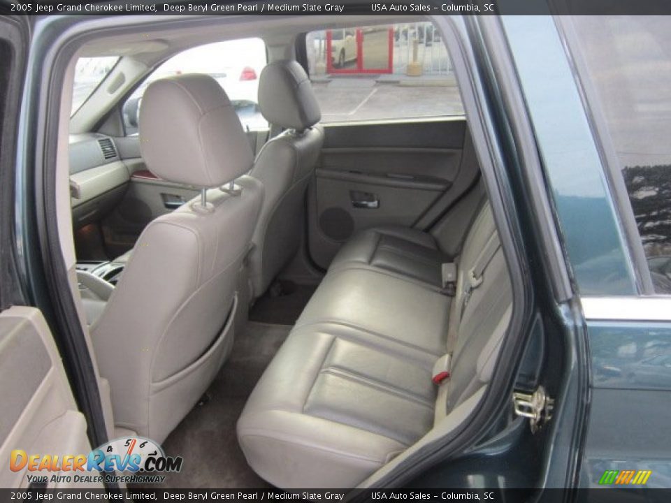 2005 Jeep Grand Cherokee Limited Deep Beryl Green Pearl / Medium Slate Gray Photo #15