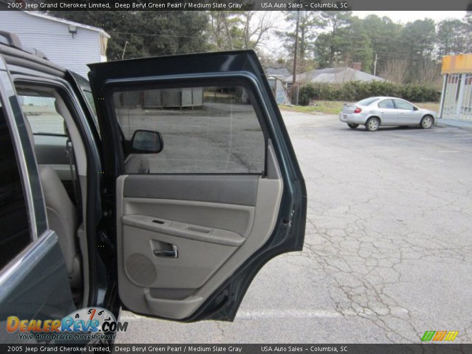 2005 Jeep Grand Cherokee Limited Deep Beryl Green Pearl / Medium Slate Gray Photo #16