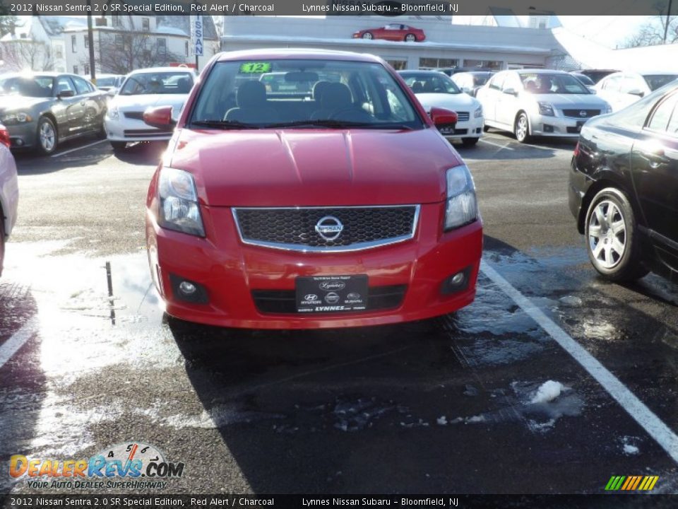 2012 Nissan Sentra 2.0 SR Special Edition Red Alert / Charcoal Photo #2