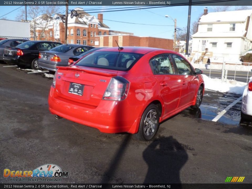 2012 Nissan Sentra 2.0 SR Special Edition Red Alert / Charcoal Photo #6