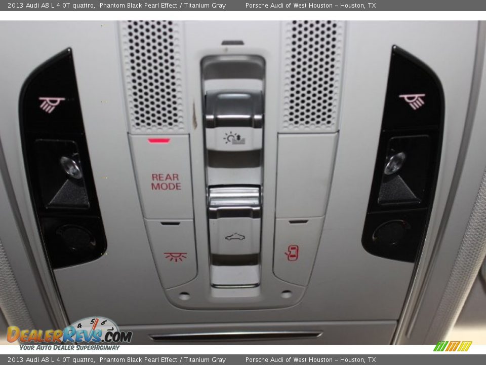 2013 Audi A8 L 4.0T quattro Phantom Black Pearl Effect / Titanium Gray Photo #22