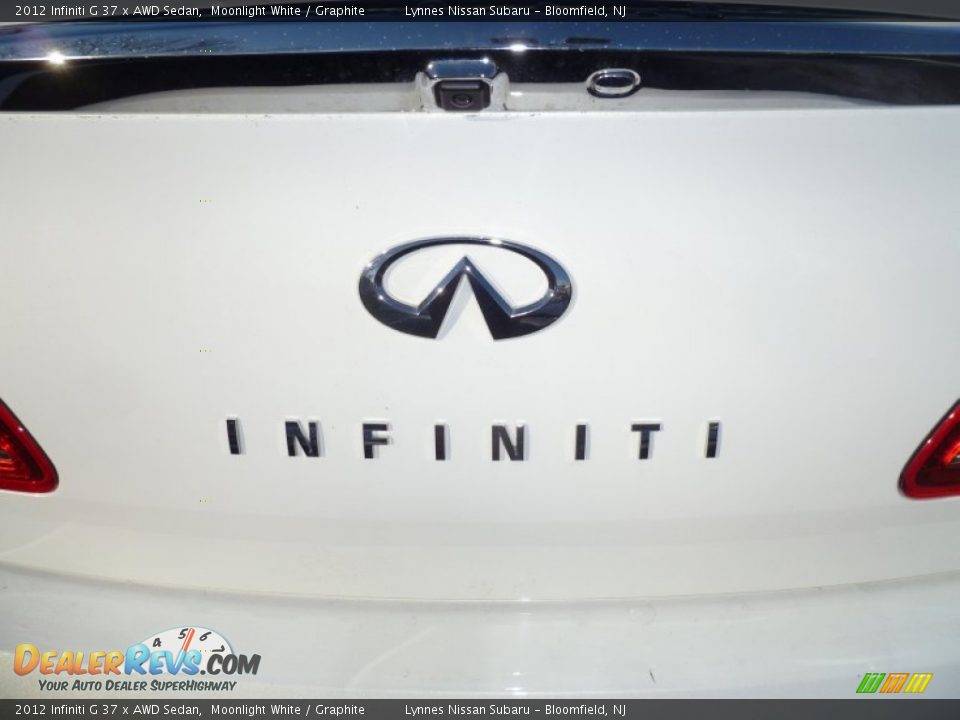 2012 Infiniti G 37 x AWD Sedan Moonlight White / Graphite Photo #7