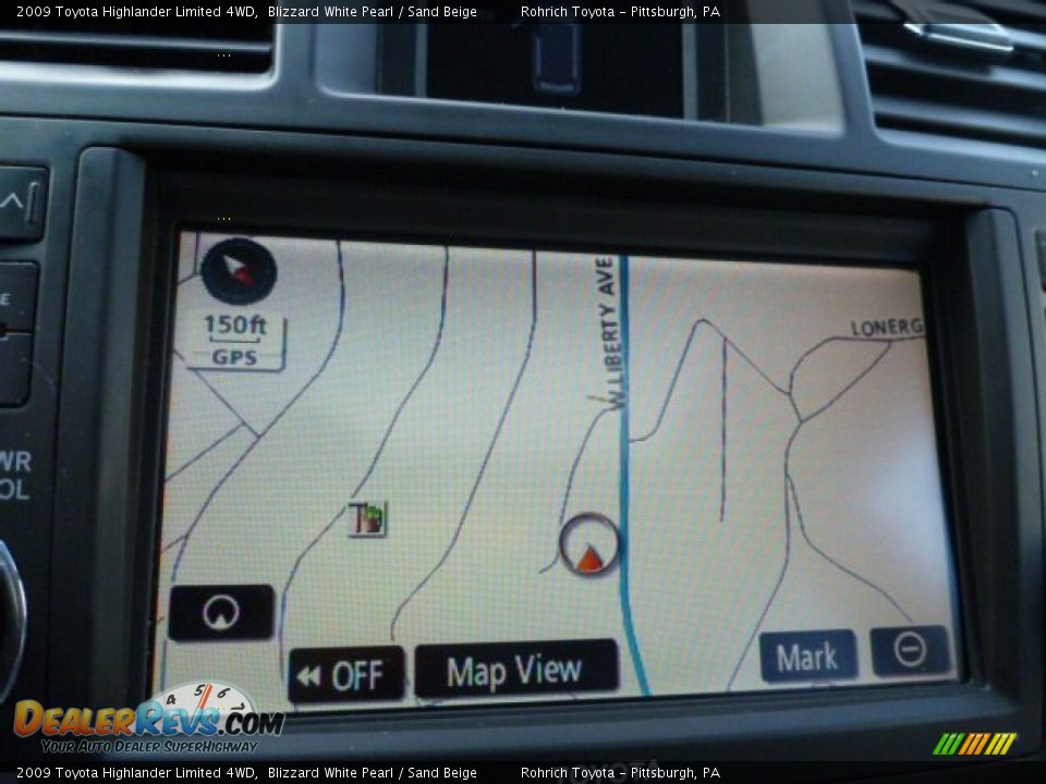2009 Toyota Highlander Limited 4WD Blizzard White Pearl / Sand Beige Photo #7