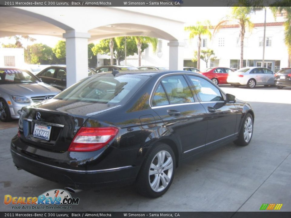 2011 Mercedes-Benz C 300 Luxury Black / Almond/Mocha Photo #2