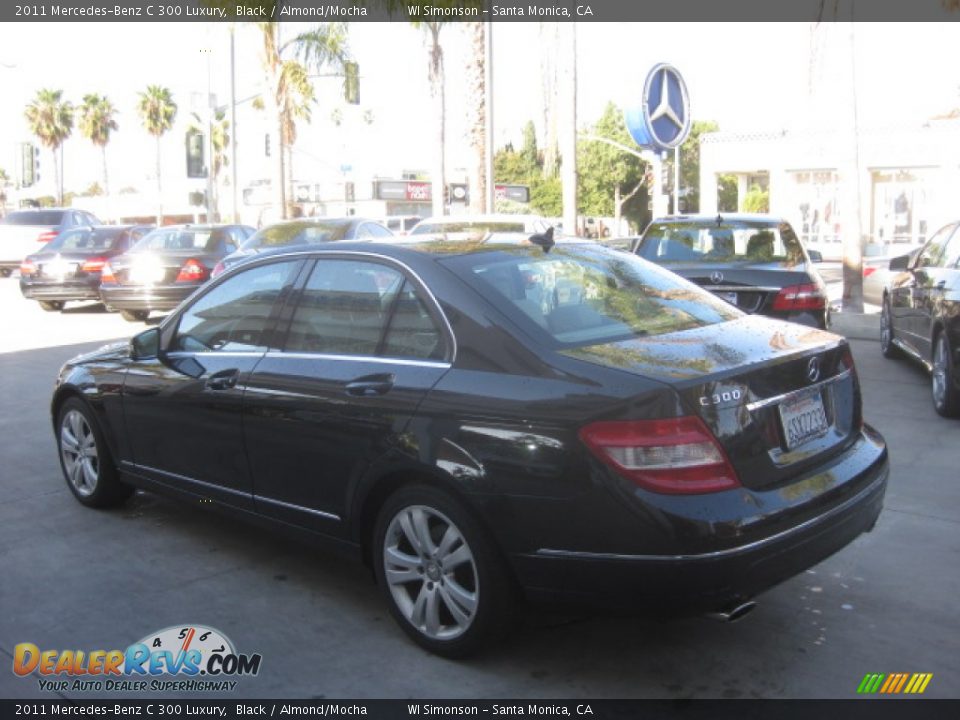 2011 Mercedes-Benz C 300 Luxury Black / Almond/Mocha Photo #4