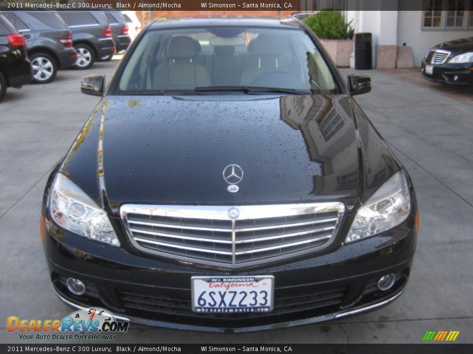 2011 Mercedes-Benz C 300 Luxury Black / Almond/Mocha Photo #6