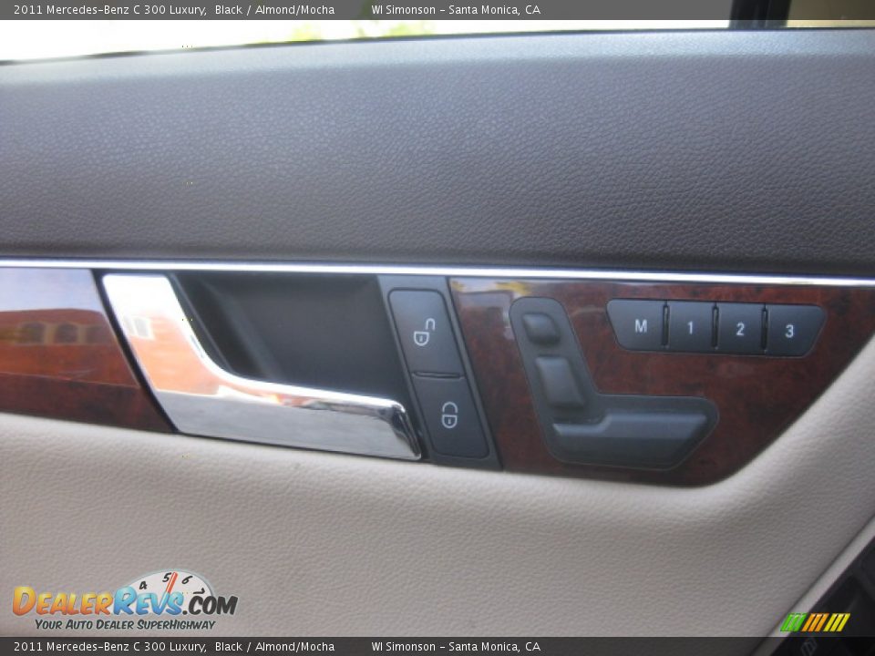 2011 Mercedes-Benz C 300 Luxury Black / Almond/Mocha Photo #7