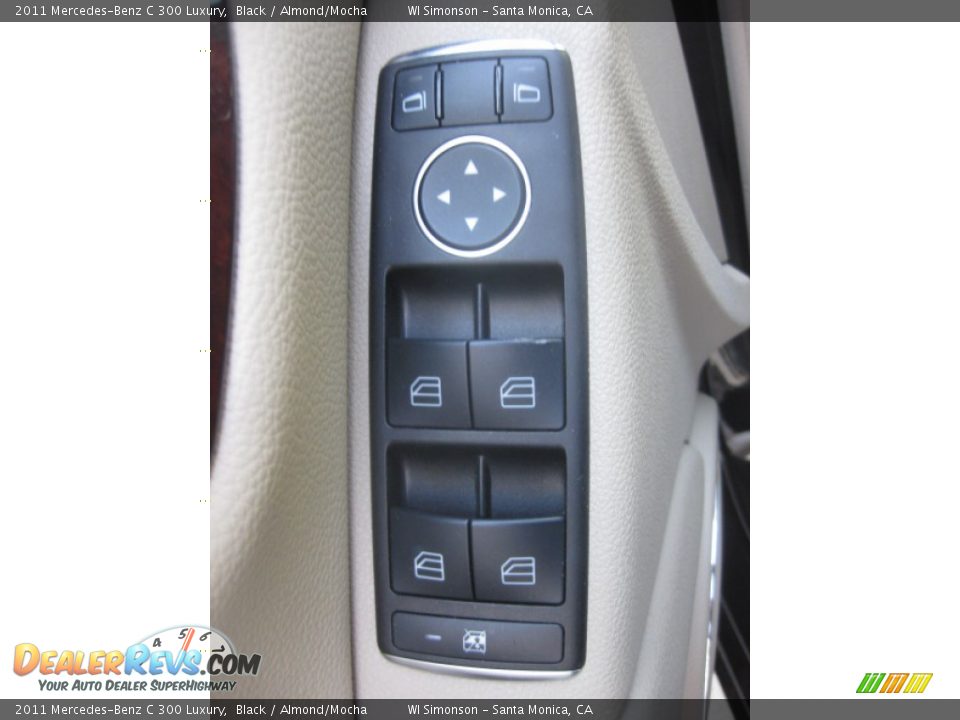 2011 Mercedes-Benz C 300 Luxury Black / Almond/Mocha Photo #8