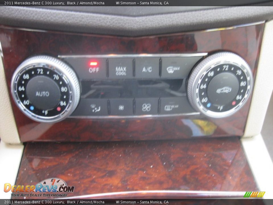 2011 Mercedes-Benz C 300 Luxury Black / Almond/Mocha Photo #12