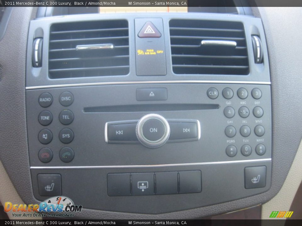 2011 Mercedes-Benz C 300 Luxury Black / Almond/Mocha Photo #13