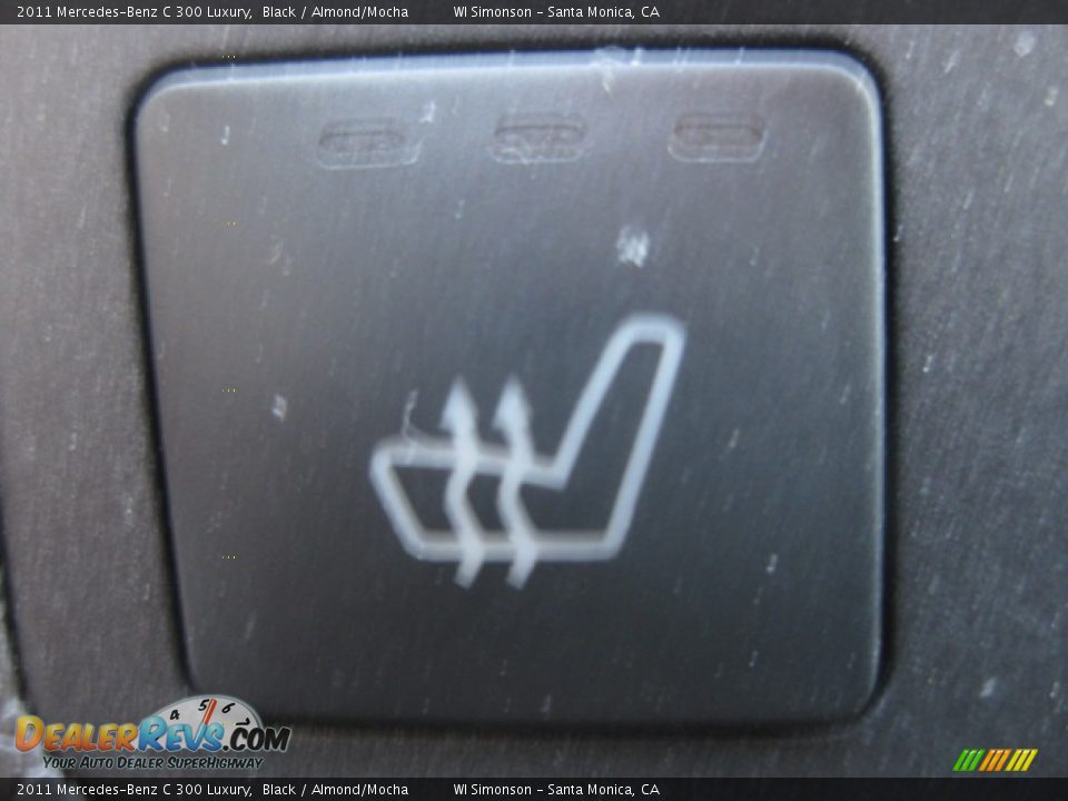 2011 Mercedes-Benz C 300 Luxury Black / Almond/Mocha Photo #14