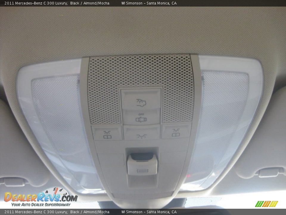 2011 Mercedes-Benz C 300 Luxury Black / Almond/Mocha Photo #16