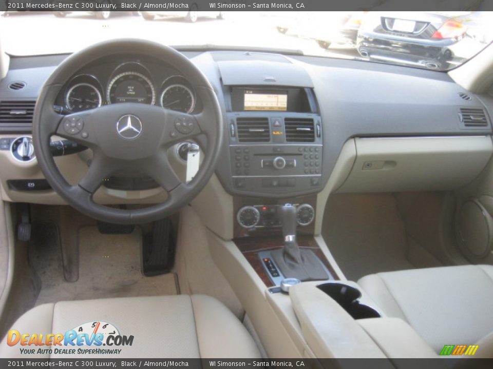 2011 Mercedes-Benz C 300 Luxury Black / Almond/Mocha Photo #19
