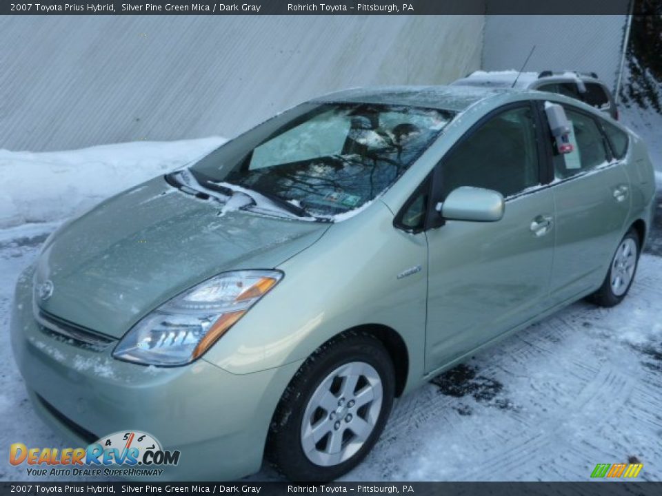 2007 Toyota Prius Hybrid Silver Pine Green Mica / Dark Gray Photo #2