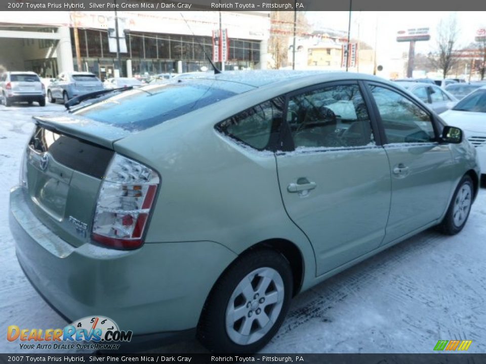 2007 Toyota Prius Hybrid Silver Pine Green Mica / Dark Gray Photo #3