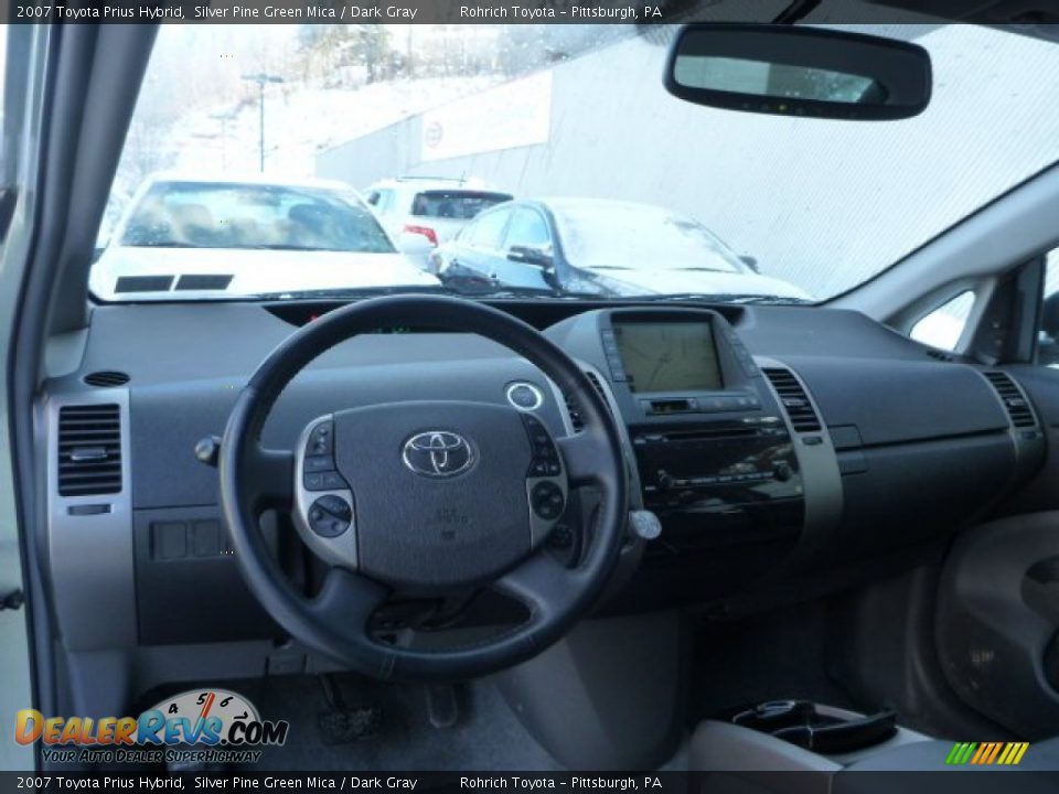 2007 Toyota Prius Hybrid Silver Pine Green Mica / Dark Gray Photo #6