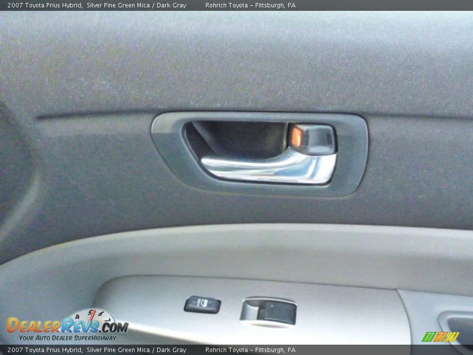 2007 Toyota Prius Hybrid Silver Pine Green Mica / Dark Gray Photo #10