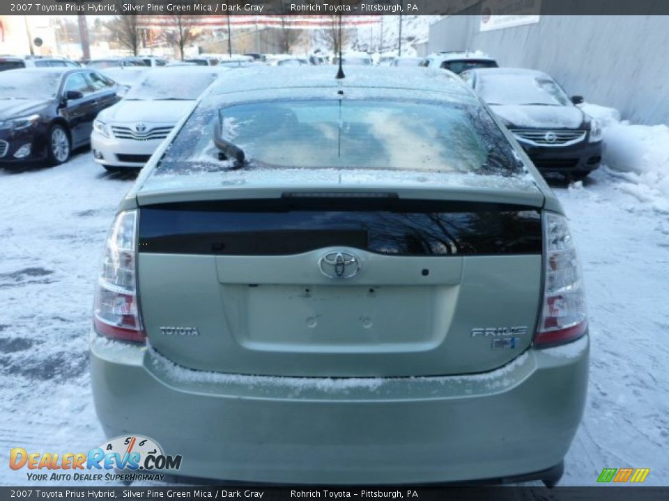 2007 Toyota Prius Hybrid Silver Pine Green Mica / Dark Gray Photo #14