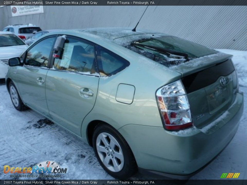 2007 Toyota Prius Hybrid Silver Pine Green Mica / Dark Gray Photo #15