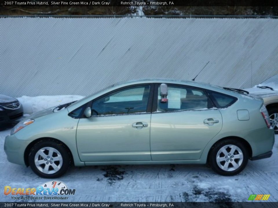 2007 Toyota Prius Hybrid Silver Pine Green Mica / Dark Gray Photo #16