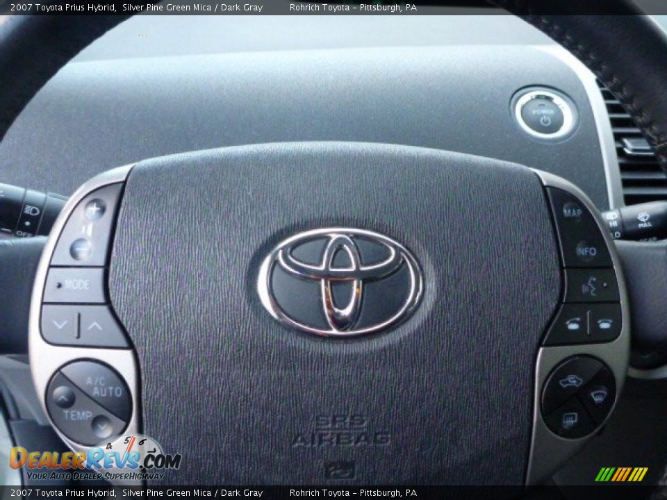 2007 Toyota Prius Hybrid Silver Pine Green Mica / Dark Gray Photo #18