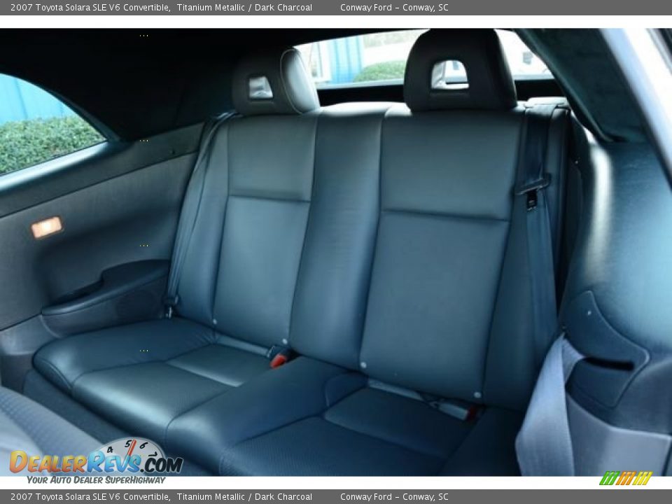 2007 Toyota Solara SLE V6 Convertible Titanium Metallic / Dark Charcoal Photo #14