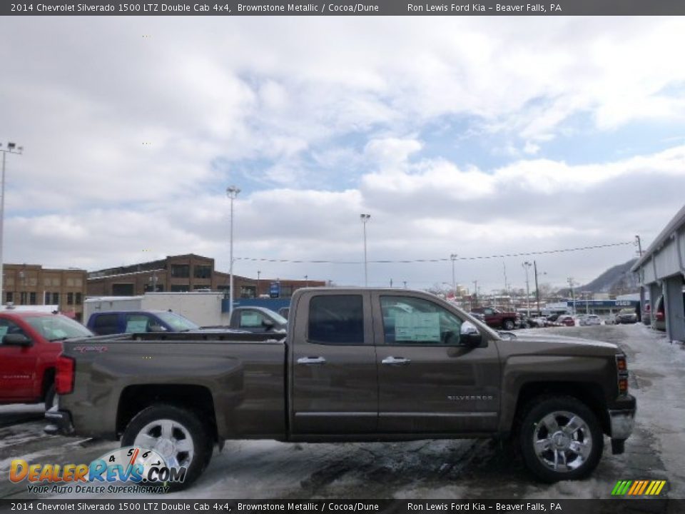 2014 Chevrolet Silverado 1500 LTZ Double Cab 4x4 Brownstone Metallic / Cocoa/Dune Photo #1