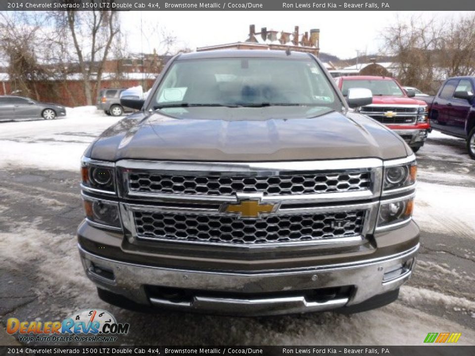 2014 Chevrolet Silverado 1500 LTZ Double Cab 4x4 Brownstone Metallic / Cocoa/Dune Photo #3