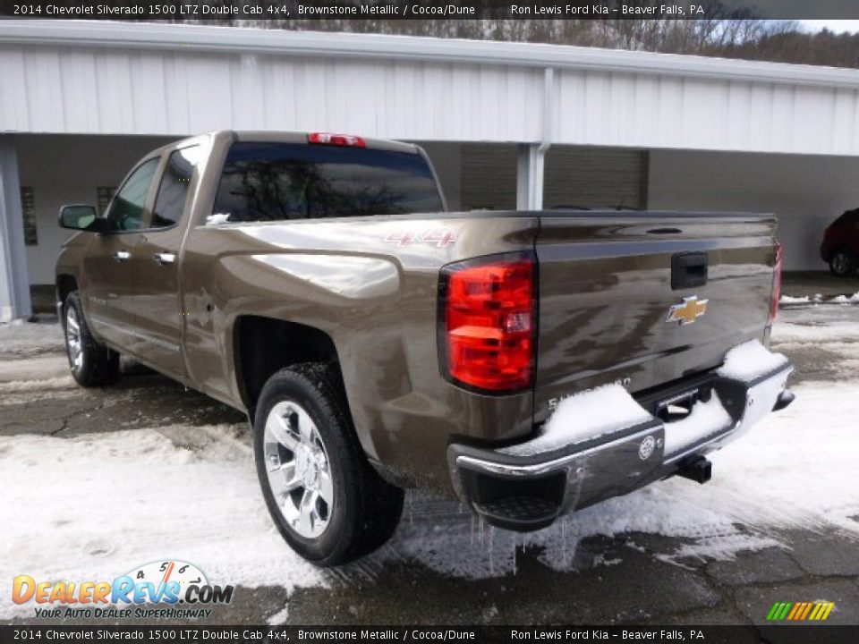 Brownstone Metallic 2014 Chevrolet Silverado 1500 LTZ Double Cab 4x4 Photo #6