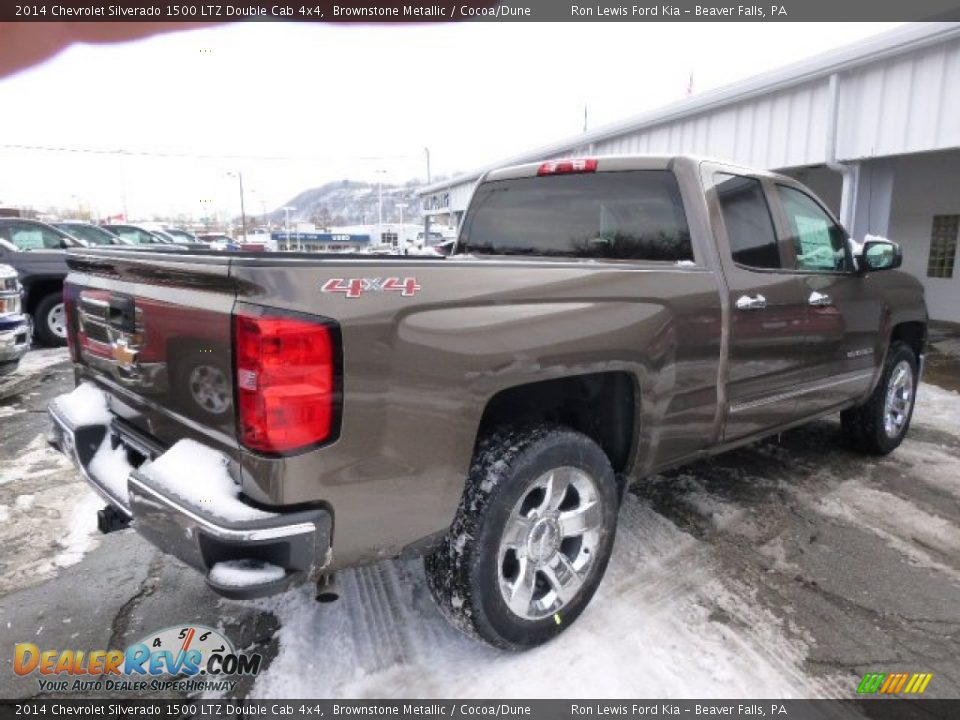 2014 Chevrolet Silverado 1500 LTZ Double Cab 4x4 Brownstone Metallic / Cocoa/Dune Photo #8